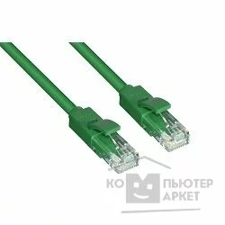 Патч-корд Greenconnect Патч-корд UTP прямой 20m AWG24 кат.5е,  RJ45,  медь, литой Зеленоватый , пластик пакет GCR-LNC05-20.0m
