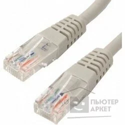 Telecom Патчкорд литой UTP кат.6 5m сероватый [6242655135285]