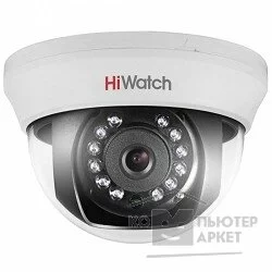 Цифровая камеры Hikvision HiWatch DS-T101 1Мп внутренняя купольная HD-TVI камера с ИК-подсветкой до 20м