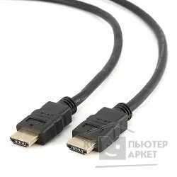 Gembird Кабель HDMI / Cablexpert , 1м, v1.4, 19M/ 19M, серия Light, темный, позол.разъемы, экран CC-HDMI4L-1M